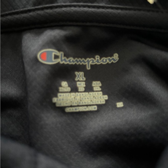 Michigan Wolverines Champion Blue Moisture Wick X-Large XL Logo Polo Shirt NWT - Picture 3 of 6